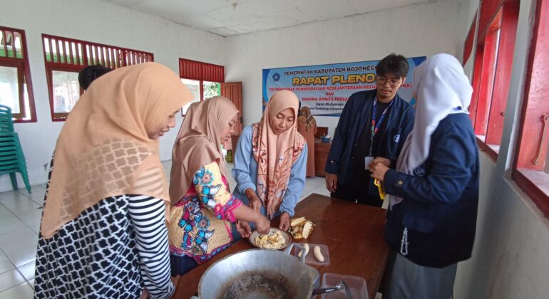 Inovasi Selai Pisang, Mahasiswa KKN-T IPB_1